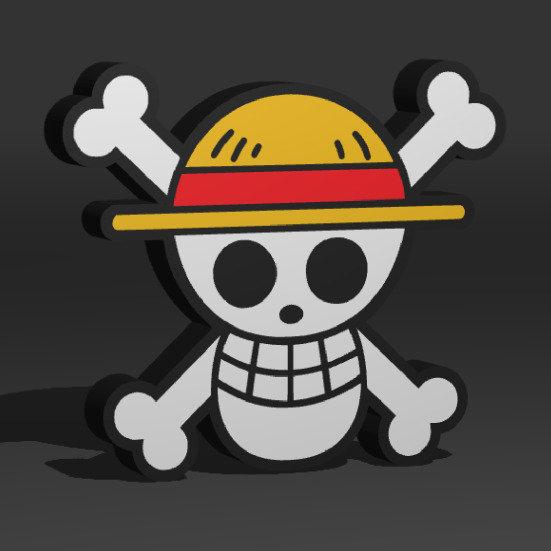 Lampada One Piece Jolly Roger a LED USB Onepiece