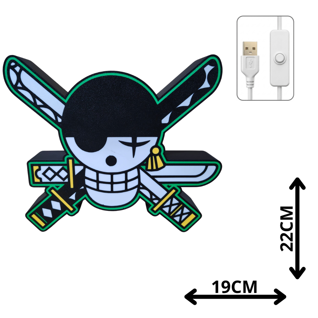 Lampada Roronoa Zoro One Piece