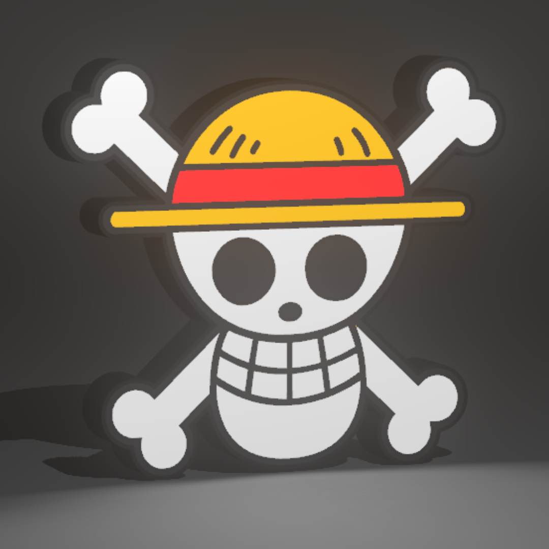 Lampada One Piece Jolly Roger a LED USB Onepiece