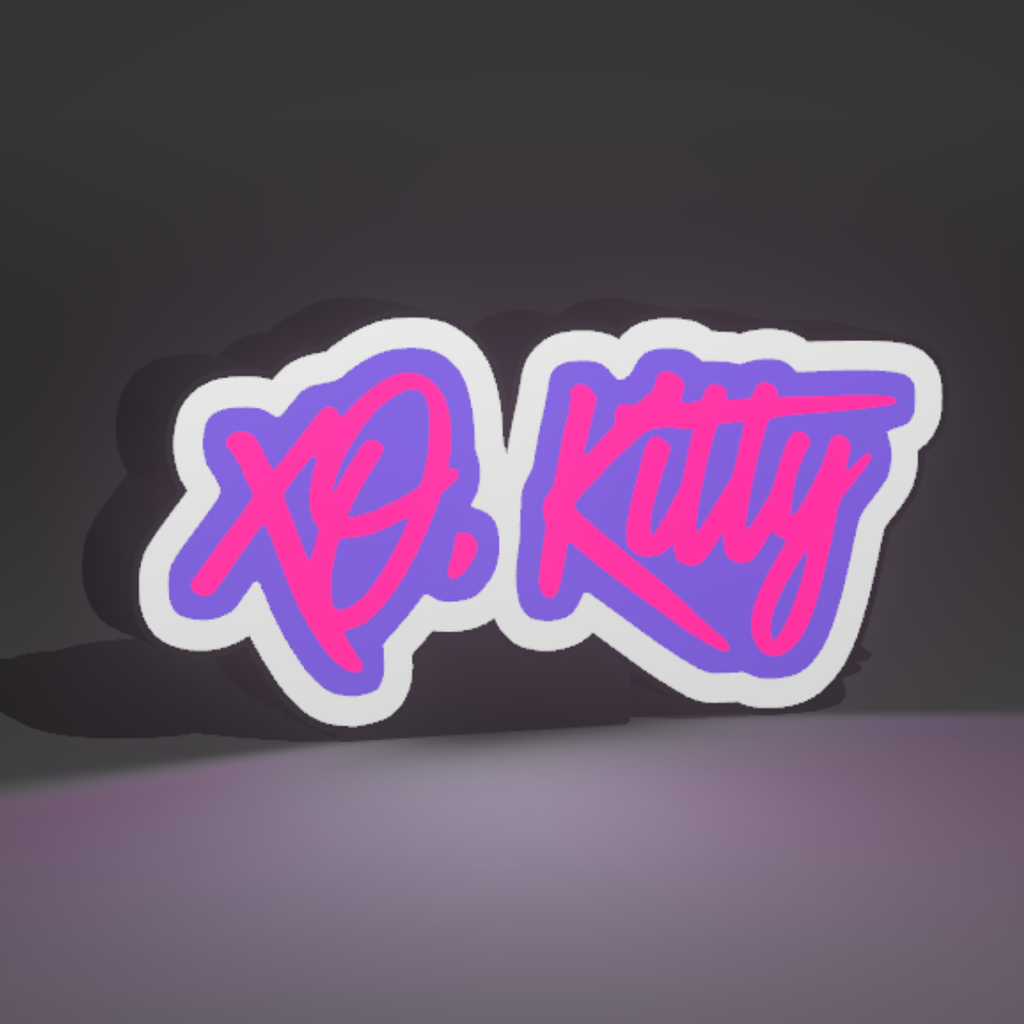 Lampada XO. Kitty