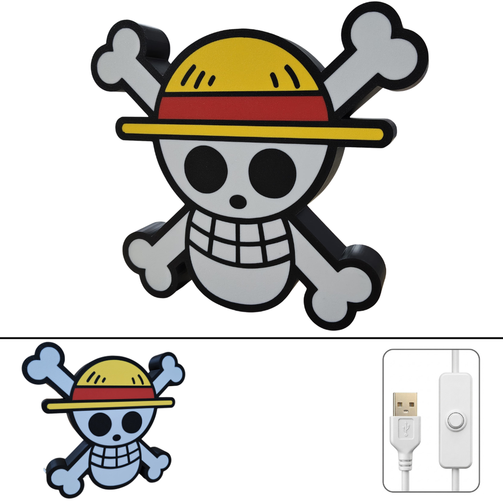 Lampada One Piece Jolly Roger a LED USB Onepiece