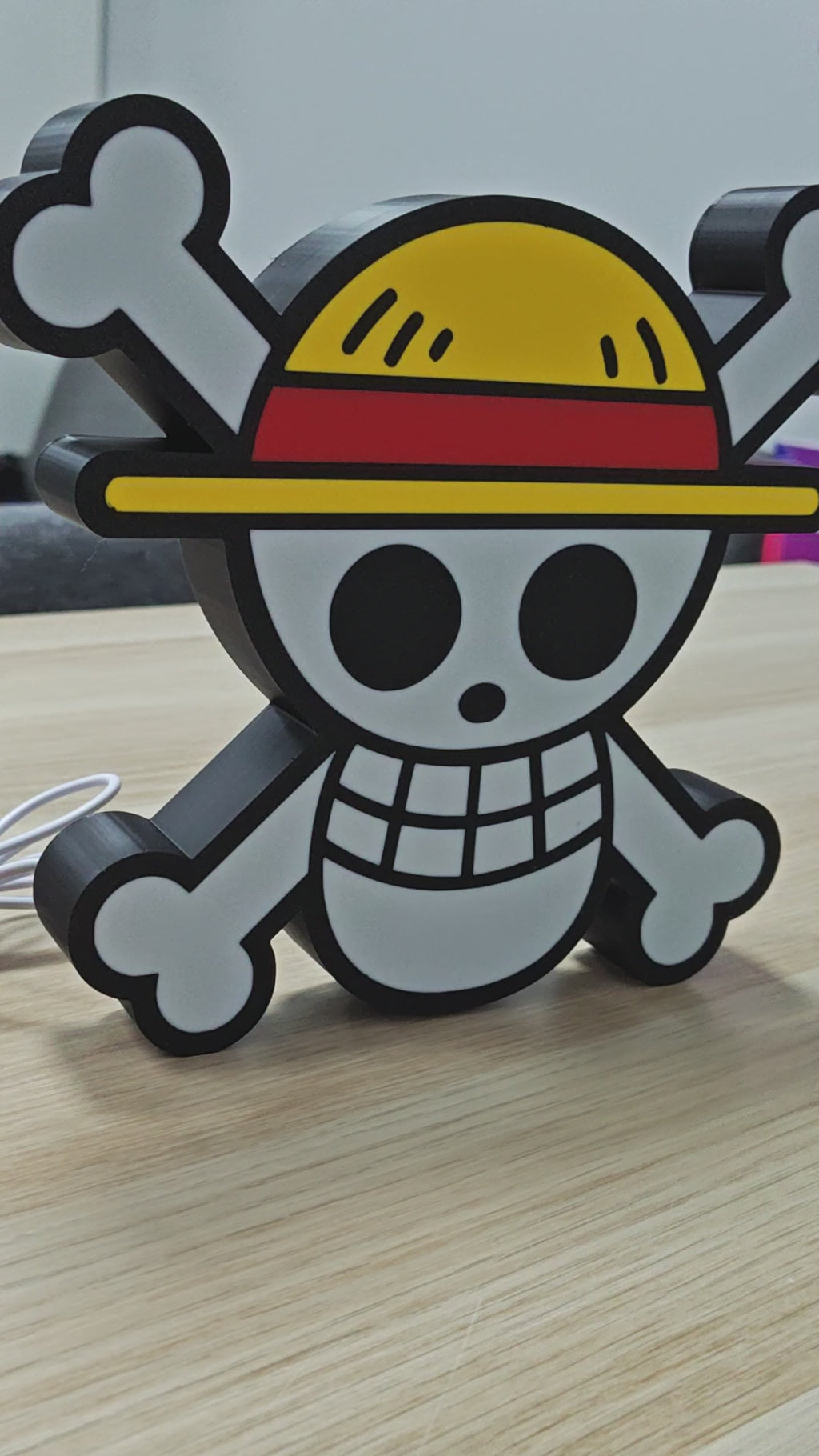 Lampada One Piece Jolly Roger a LED USB Onepiece
