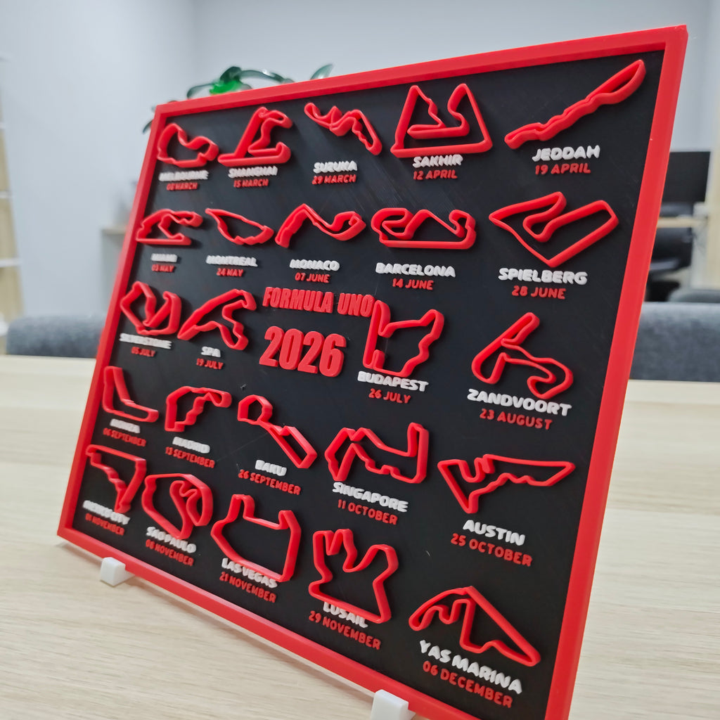 Display 3D F1 – Edizione Collezione Calendario Stagione 2026